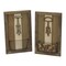 Tripar International 2-Pc Brown and Beige Corkscrew Wall Art Decor 17.3" x 1.6"